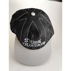 Georgia stone mountain Jhats cap black, grey hat snap back
